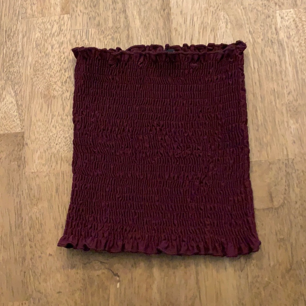 Purple stretchy tube top XS/S